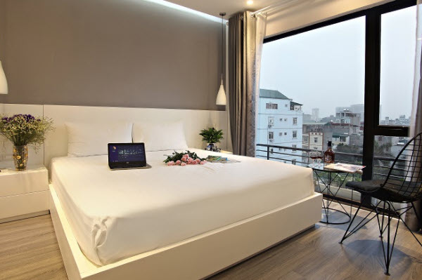 Ping hotel - ハノイ、ナム トゥ リエム地区、ホアン チョン マウ通り近くのホテル